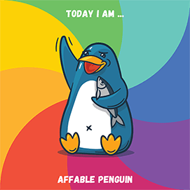 Affable penguin